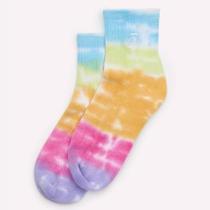 Quarter Socks - Rainbow Tie Dye